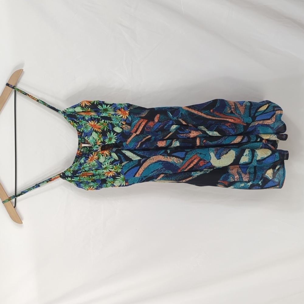 Free People Tropical Print Boho Romper